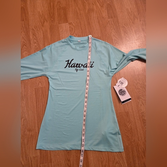 Rip Curl Hawaii Relaxed Fit Swim Shirt Rash Guard UPF 50+ Sz Med - Picture 7 of 13